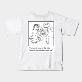 Funny dentist cartoon. Kids T-Shirt